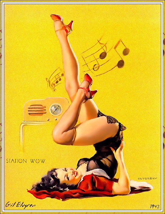 18+ PIN UP - GIL ELVGREN   (. Gil Elvgren,  Gillette Elvgren, 15  1914 ... - 38