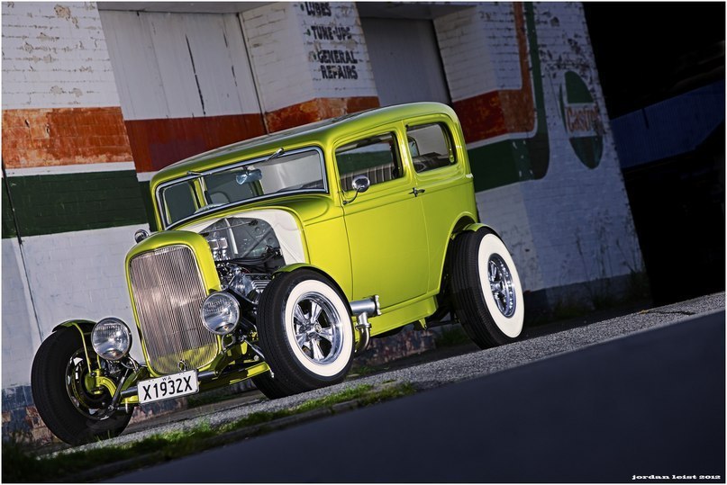Ford Model A Tudor 1930 Hot Rod Custom .