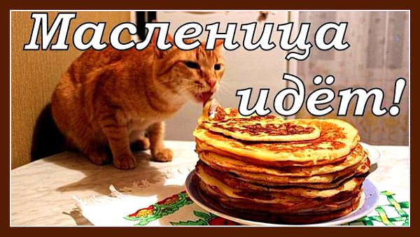 В понедельник Встреча, люди, для блинов не хватит мест! Заигрыш во вторник будет и смотрины всех ...