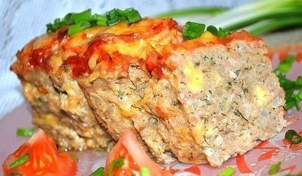 Мясной хлебец с сыром.Мясной хлебец с сыром — это достойная замена обычным котлетам. Готовится ...