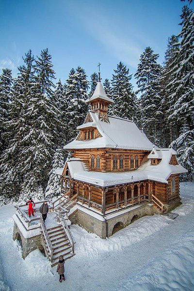 Historic Chapel of the Sacred Heart of Jesus in Jaszczurwka, Poland by Adam Birch