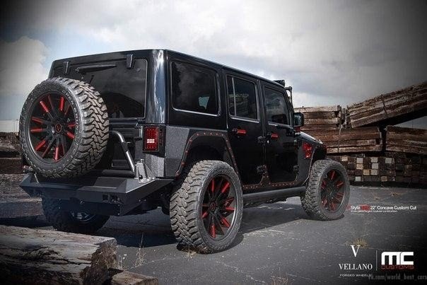Jeep Wrangler On Vellano VKU Wheels. - 8