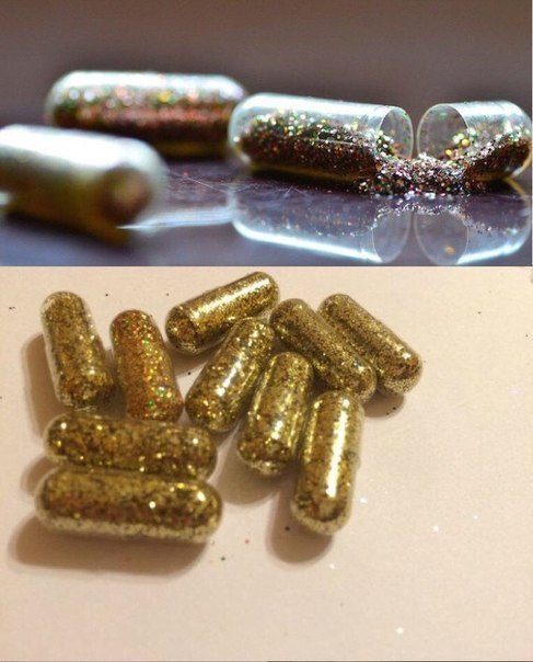  : glitter pills.  ,      .