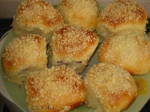 Булочки с наполнителем и посыпкой.200 мл. теплого молока50 граммов маргарина для выпечки типа ... - 6