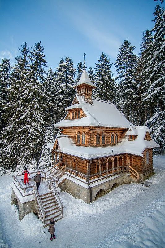 Historic Chapel of the Sacred Heart of Jesus in Jaszczurwka, Poland by Adam Birch