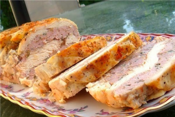 Голландский куриный пудинг.Ингредиенты:-Масло для смазки-500 гр куриной грудки без кожи-500 гр ...