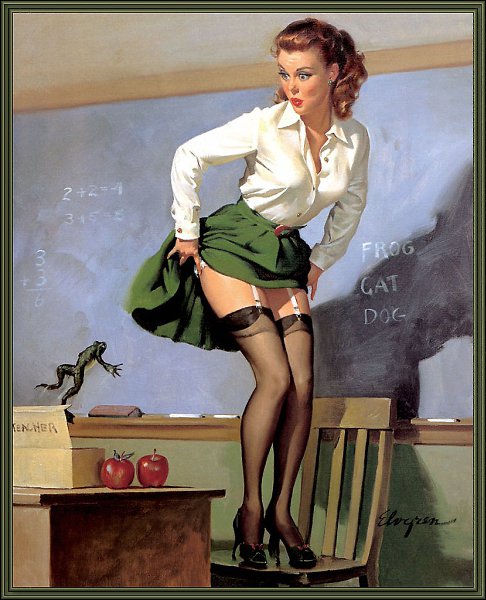 18+ PIN UP - GIL ELVGREN Джил Элвгрен (англ. Gil Elvgren, урождённый Gillette Elvgren, 15 марта 1914 ... - 102