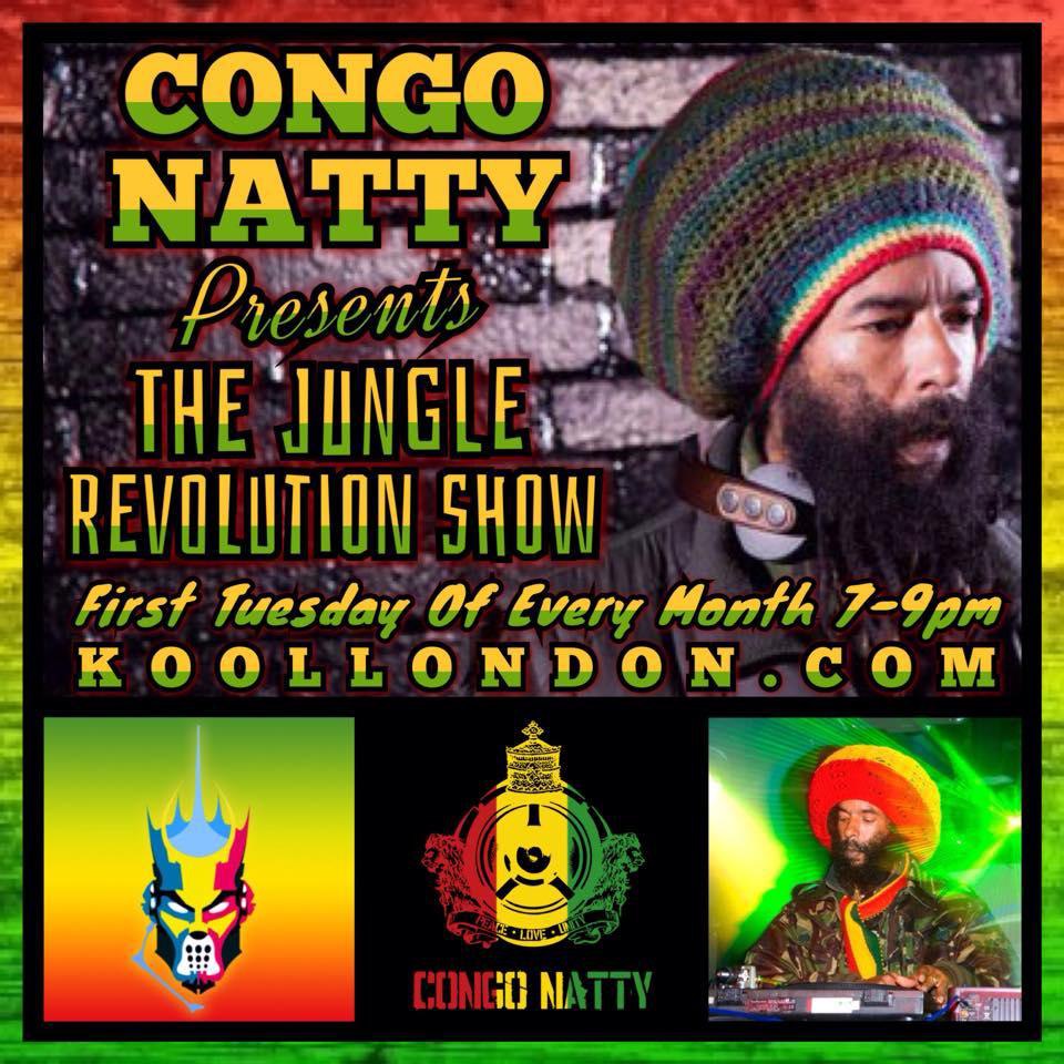 The new 'Jungle Revolution Show' with the legendary Congo Natty live and direct from the ...