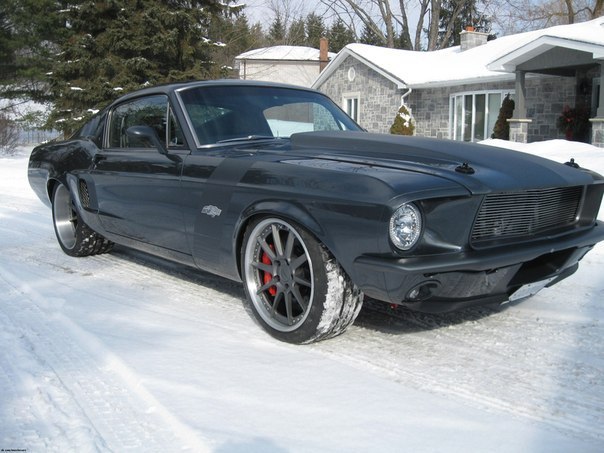 1968 Ford Mustang on Forgeline RB3C Wheels.