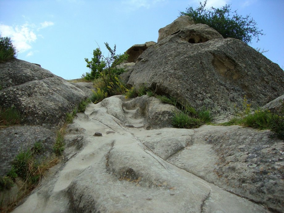 Uplistsikhe ("The lord's fortress") is an ancient rock-hewn town in eastern Georgia - 7