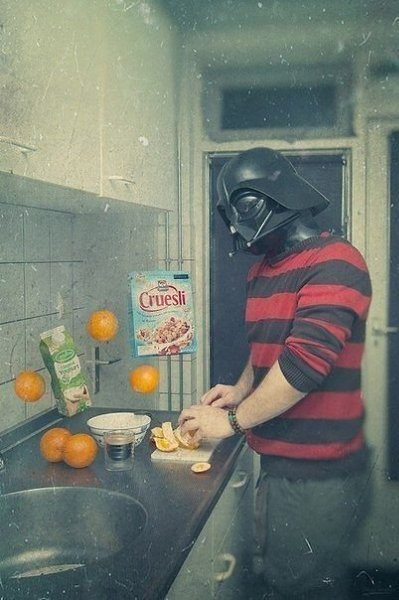 Будни Дарта Вейдера в работах графического дизайнера Dracorubio.#творчество@ideas.life - 4