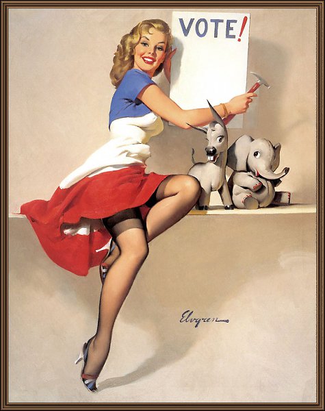 18+ PIN UP - GIL ELVGREN Джил Элвгрен (англ. Gil Elvgren, урождённый Gillette Elvgren, 15 марта 1914 ... - 104