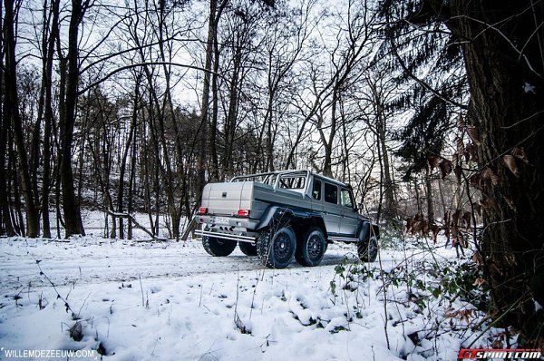 Mercedes-Benz G63 AMG 66 Winter Wonderland Photoshoot. - 9