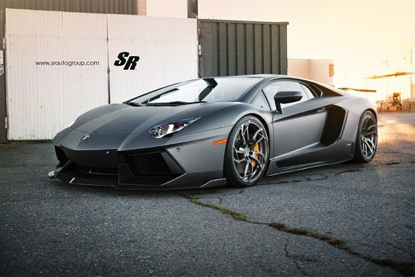 Lamborghini Aventador on PUR Wheels