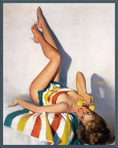 18+ PIN UP - GIL ELVGREN Джил Элвгрен (англ. Gil Elvgren, урождённый Gillette Elvgren, 15 марта 1914 ... - 99