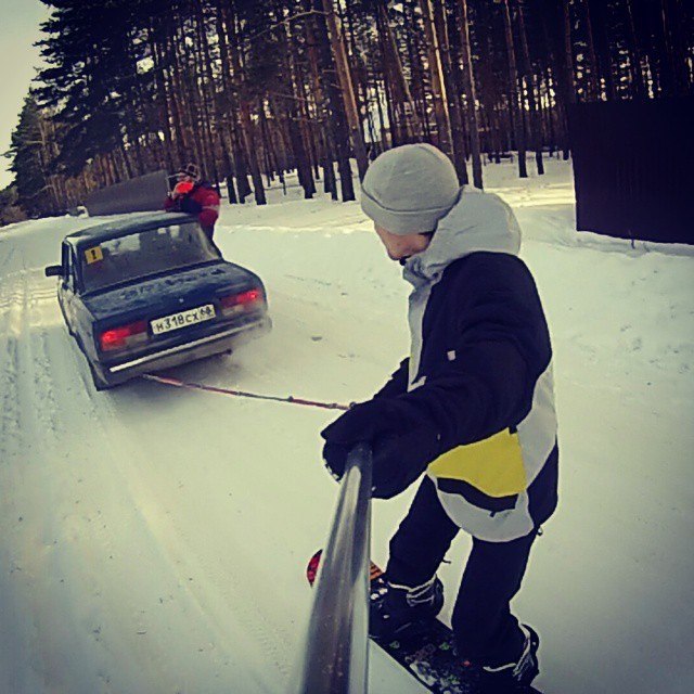 #crazy #snowboarding