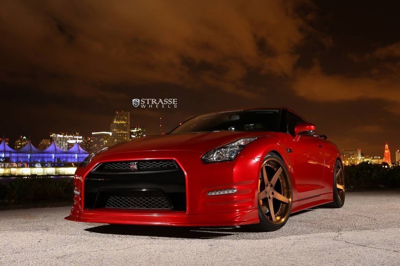  cepapa Nissan GT-R 2014 oeoo oa o Amazing Autoworks a oeca Strasse Wheels - 8