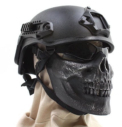  Skull Half Mask - 2