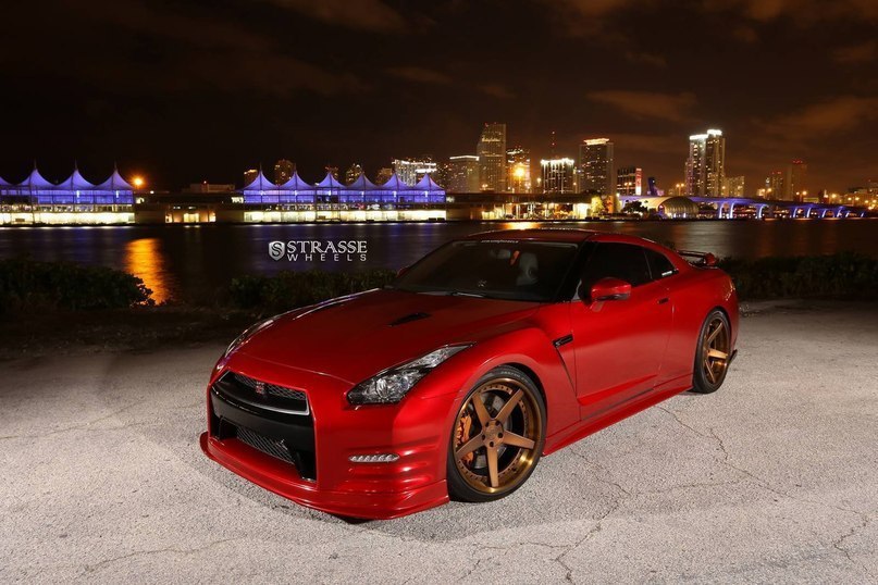  cepapa Nissan GT-R 2014 oeoo oa o Amazing Autoworks a oeca Strasse Wheels - 3