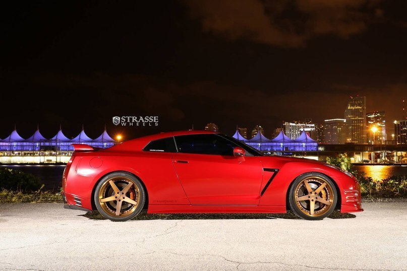  cepapa Nissan GT-R 2014 oeoo oa o Amazing Autoworks a oeca Strasse Wheels - 4