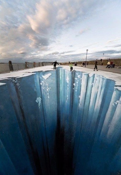 Самые большие и завораживающие 3D картины на асфальте от Эдгара Мюллера - 4