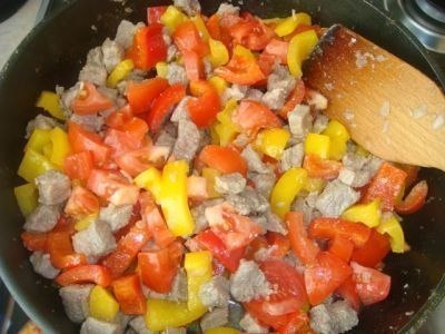 Открытый мясной пирог! Пирог просто восторг!! нежное картофельное тесто и много-много сочной и ... - 4