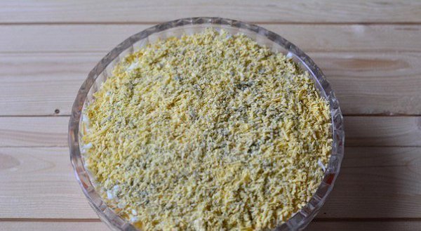 САЛАТ "ФЕЕРИЯ" ИНГРЕДИЕНТЫ: филе куриное 250 г яйца куриные 3 шт. морковь корейская 130 г ... - 6