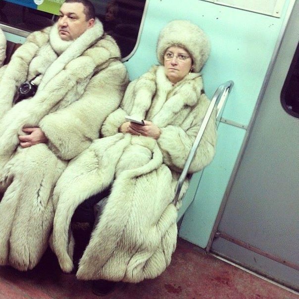 Категории пассажиров Московского метро.1. Ветераны броуновского движения.Самый распространённый тип ...