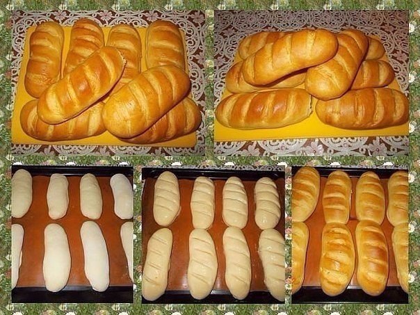 Вкусные домашние батоны — мягкие и воздушные, а корочка батона получилась тонкой и хрустящей. ...