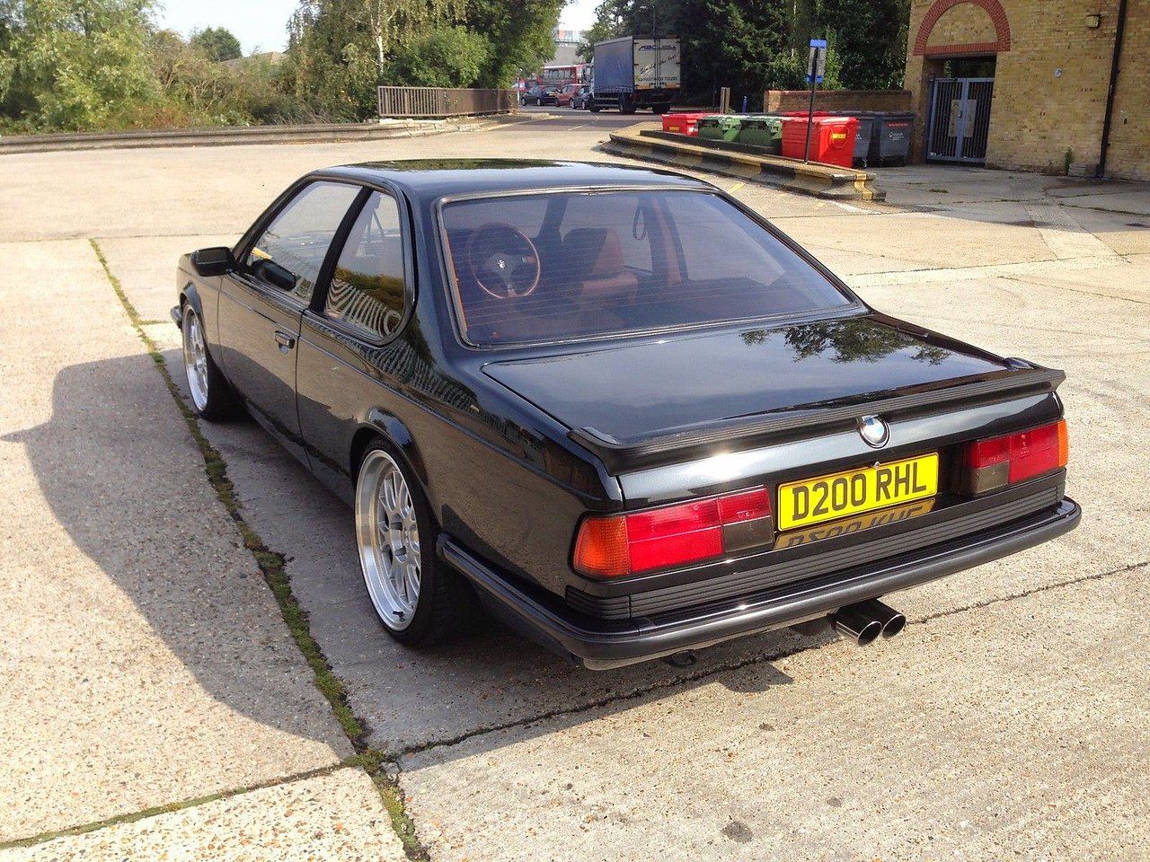 BMW 635CSI Black 1987 - 6