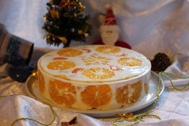 Желейный торт.Время приготовления — 1,5 часа.Время застывания — 3-4 часа (лучше на ...