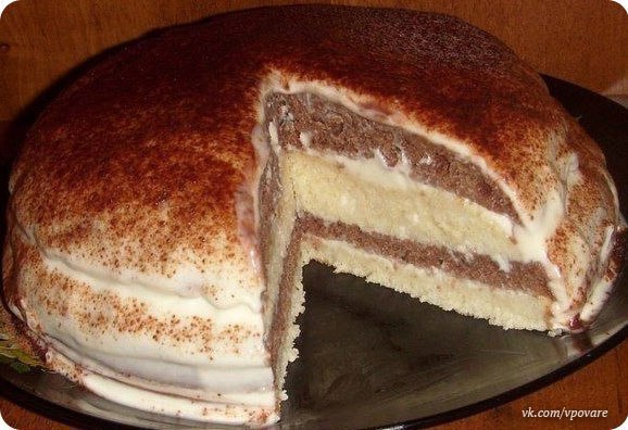 Девочки))) урааа... нашла простой рецепт очень нежного и вкусного тортика на кефире! Когда его ...