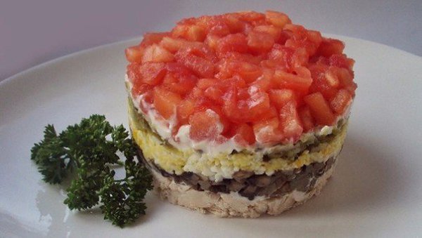 10 НЕВЕРОЯТНО ВКУСНЫХ САЛАТОВ.1) Салат «Подарок»ИНГРЕДИЕНТЫ:Этот салат уложить слоями и каждый ... - 6