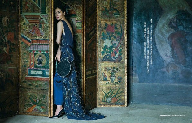Liu Wen for Harpers Bazaar China by Sun Jun - 2