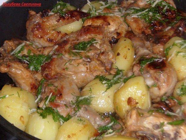 Курочка в кефире.Автор: Светлана 1.Курицу разрезать на порционные кусочки+соль,перец.2.Смешиваем 1 ...