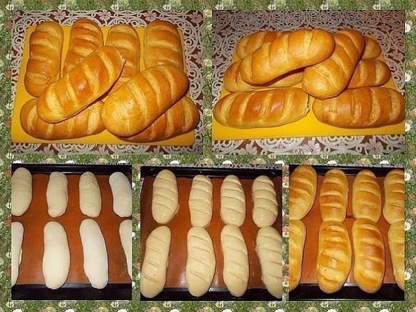 Вкусные домашние батоны — мягкие и воздушные, а корочка батона получилась тонкой и хрустящей. ...