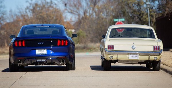 1966 Mustang & 2015 Mustang - 7