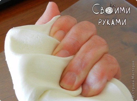 Холодный фарфор за 10 минут Берём 2 столовые ложки кукурузного крахмала. Добавляем 1 ложку ...