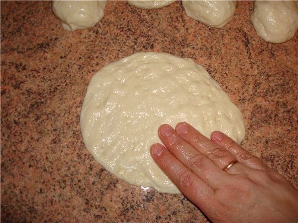 Быстрое дрожжевое тесто. Лепешки с чесноком.