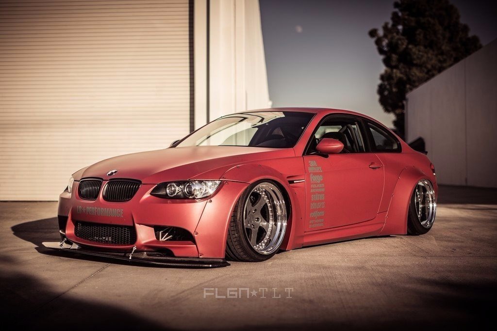 BMW M3 E92 LB Performance Bagriders with Rotiform - 2