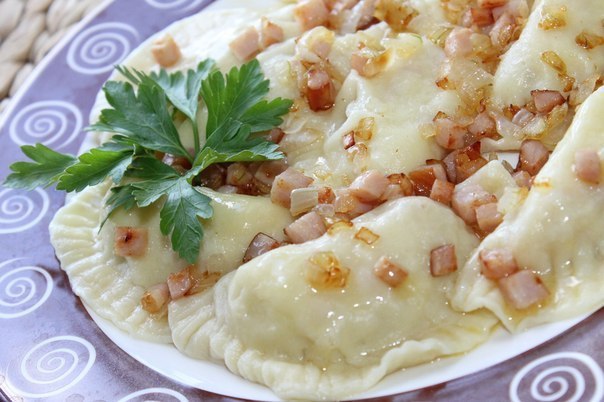 Рецепты от наших участников.Вареники с картошкой и копч. грудинкой!!!Автор: Светлана ...