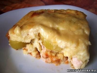 Кабачковая запеканка с курицей.Ингредиенты2 грудки курин.2 кабачка400 мл рас. маслаБазиликМорковь, 2 ...