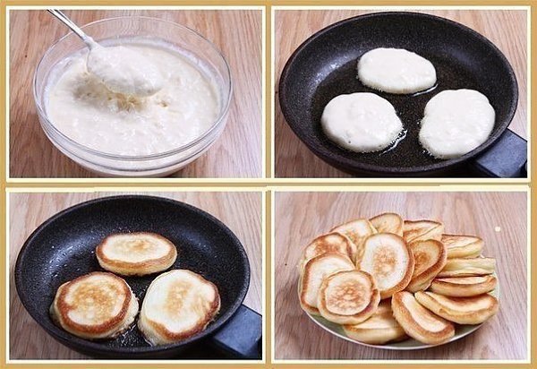 Оладьи пышные.Очень вкусные оладьи, мои самые любимые! Делаю их уже не один раз, всегда получаются ... - 3