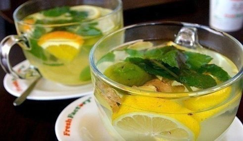 Имбирный чай для похудения и снижения аппетита.Ингредиенты на 1 порцию:1 ч.л. натертого корня ...
