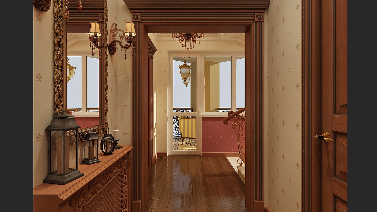 дизайн коридора в квартире. - 2