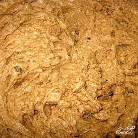 Кекс с изюмом и грецкими орехами.Простой в приготовлении, но очень вкусный кекс с оригинальным и ... - 8