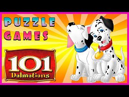 Surprise Show!Puzzle-One Hundred and One Dalmatians.Собираем пазл-101 далматинец новый мультик пазл!