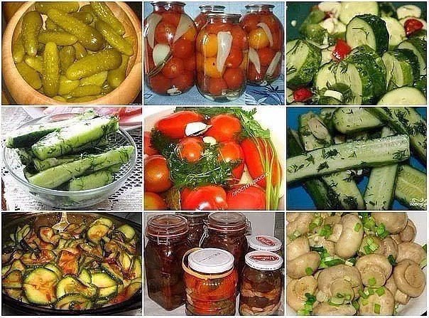 КОПИЛКА ЛУЧШИХ РЕЦЕПТОВ ЗАСОЛОК. 1. Малосольные огурчики 2. Маринованные помидоры сладко-острые 3. ...