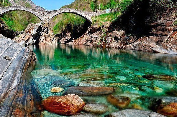Верзаска — самая прозрачная река в мире, Швейцария