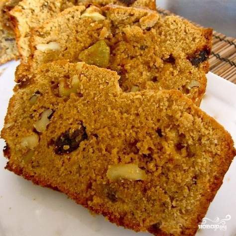 Кекс с изюмом и грецкими орехами.Простой в приготовлении, но очень вкусный кекс с оригинальным и ... - 10